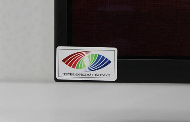 Một số tivi có gắn mác DVB - T2 để nhận biết